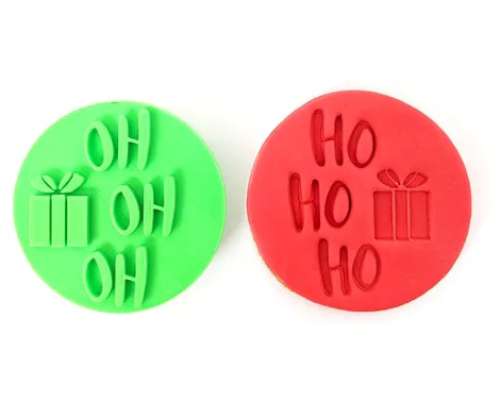 Cookie Stamp Embosser - Ho Ho Ho